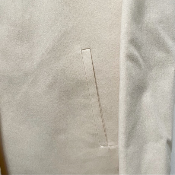 Cream A-line Spring/ Fall Coat - Picture 5 of 9